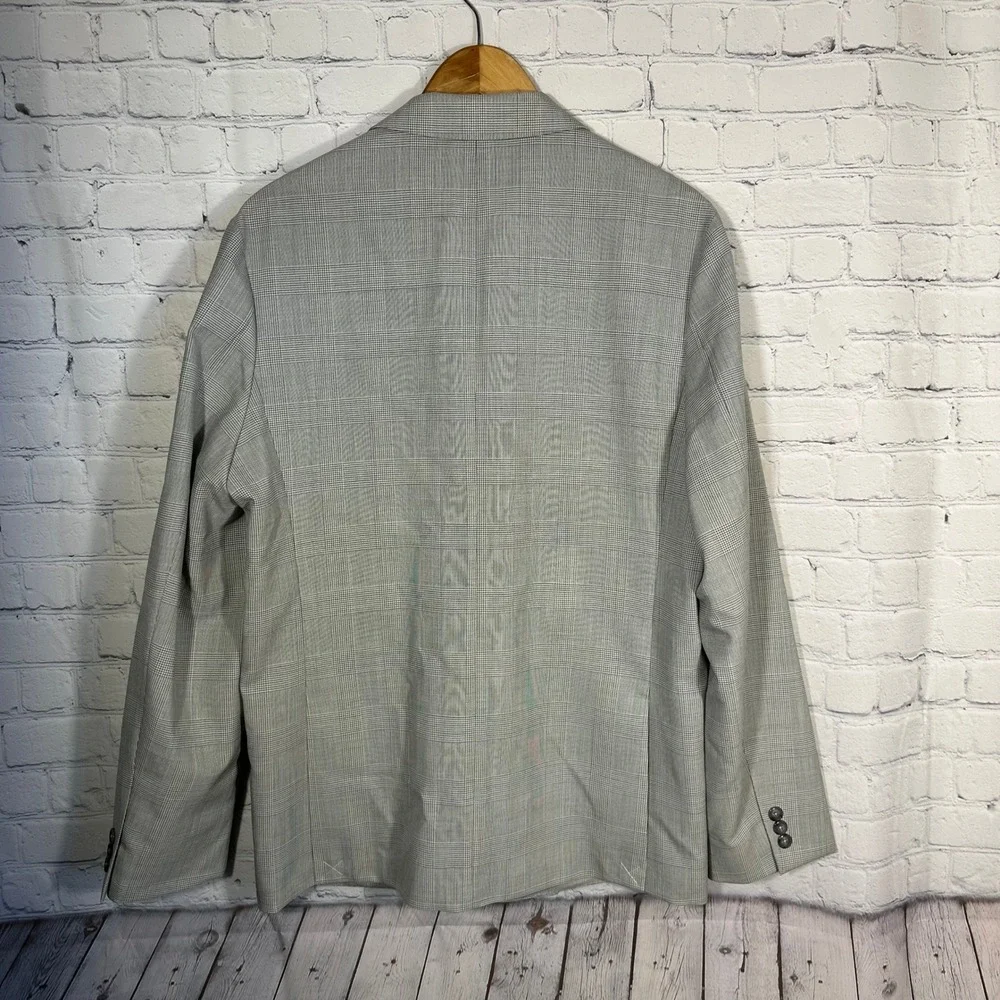 J.Crew Kenmare Blazer Italian Organic Wool‎ Marzotto Grey Glen Plaid Suit Jacket